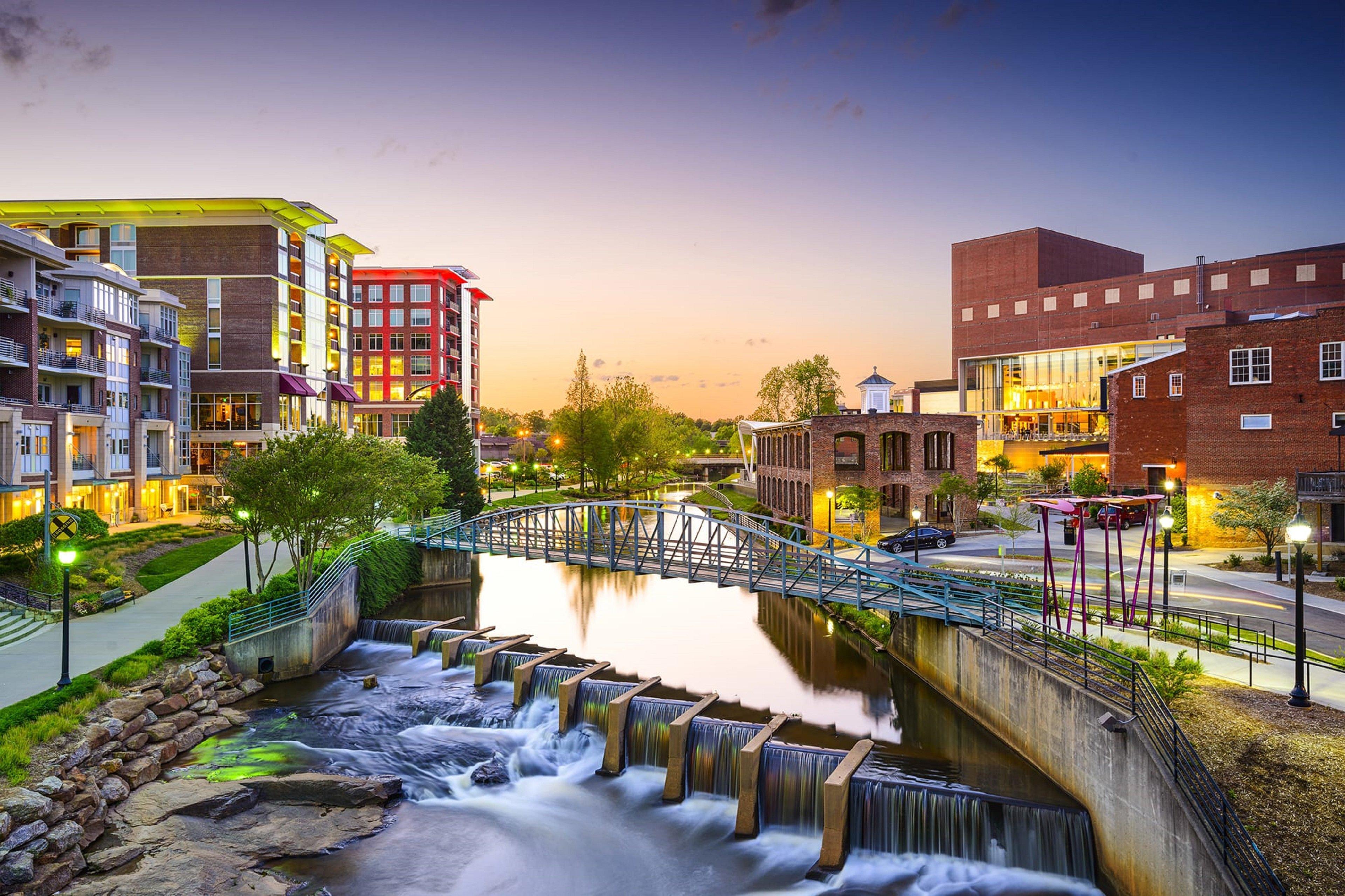 Hampton Inn & Suites Greenville-Downtown-Riverplace Exterior foto